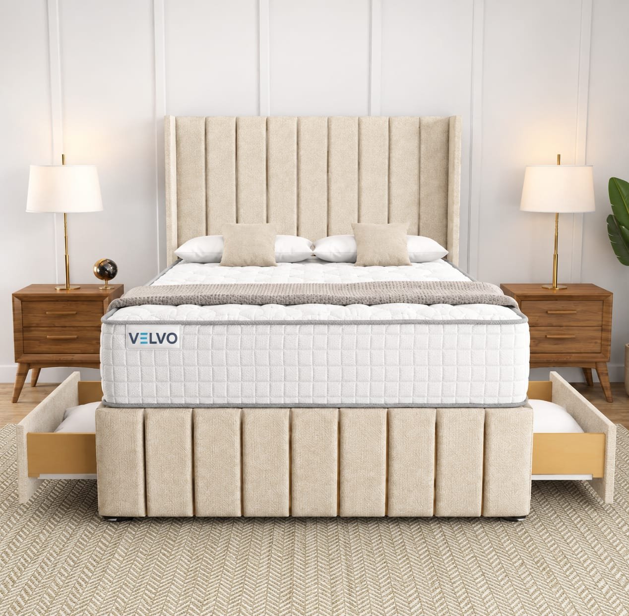 Cidra Wingback Divan Bed