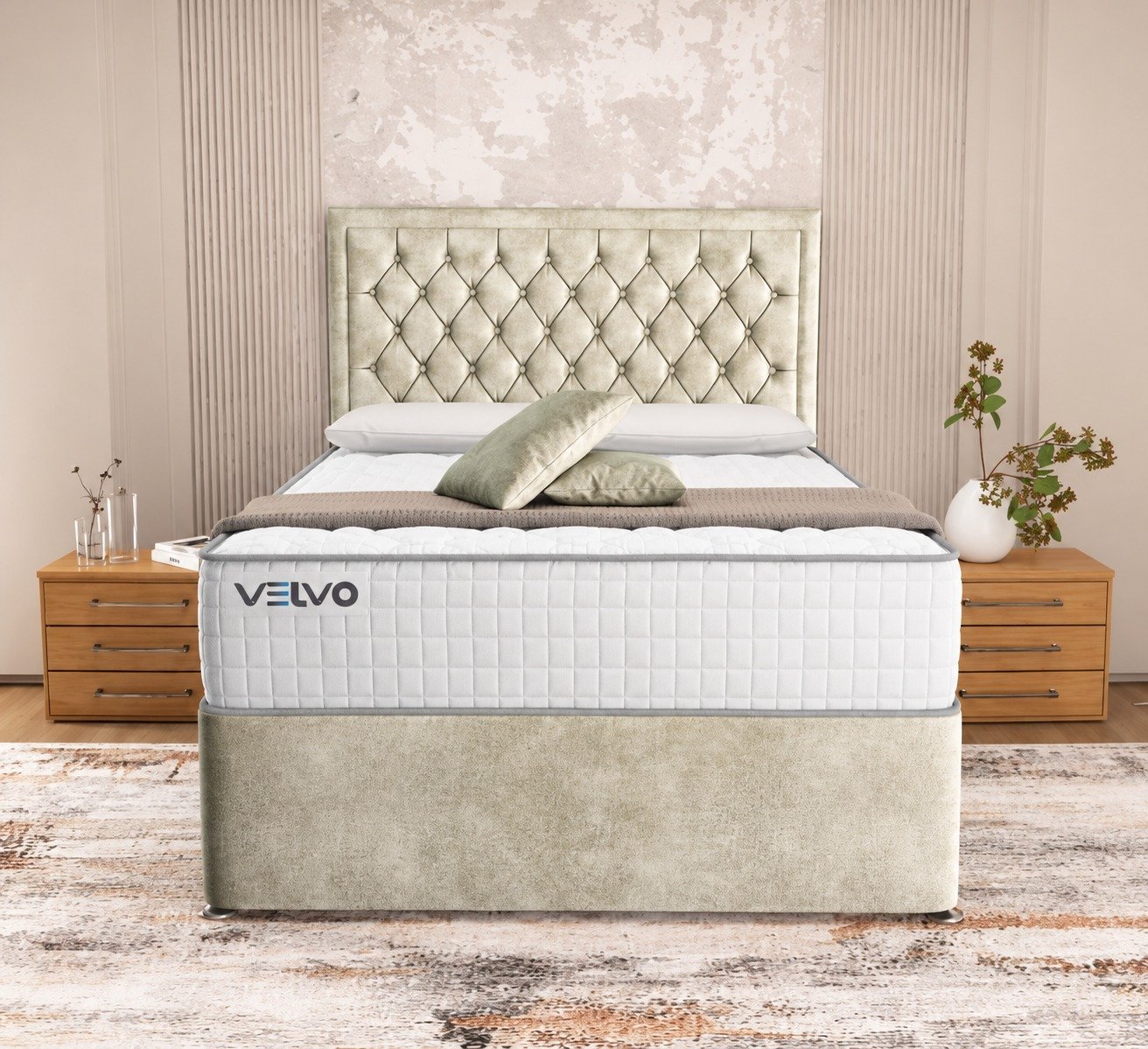 Madrid Chesterfield Divan Bed