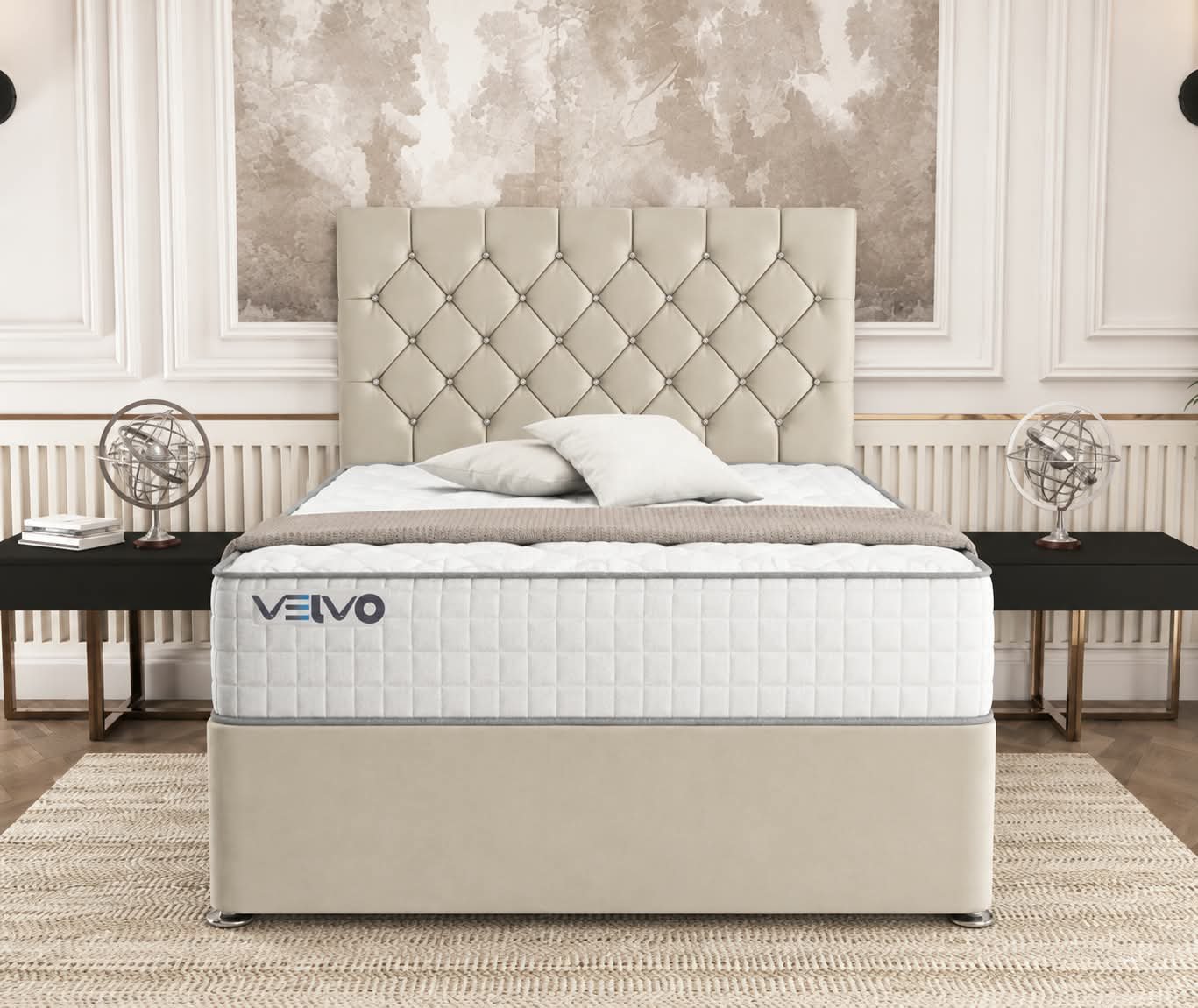 Seville Chesterfield Divan Bed