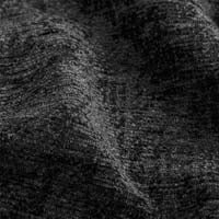 Black Chenille fabric swatch