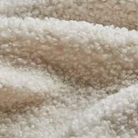 Ecru Boucle fabric swatch